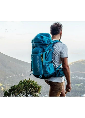 Рюкзак туристический NH18Y045-Q, 45 л, голубой Naturehike (389449112)