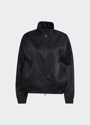 Черная летняя куртка adidas Originals Zip-Up Satin