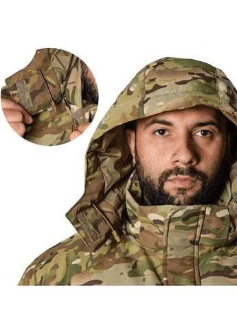 Комбінована демісезонна куртка defender 7 level camo Camotec