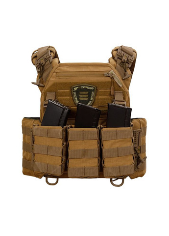 Плитоноска gen.3 Pro. Система швидкого скидання. 3 підсумки (00000002365) Warmor (360891743)