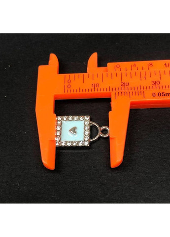 Подвеска "Замочек голубой" 11х17 мм, цвет. Plus-plus (352751483)