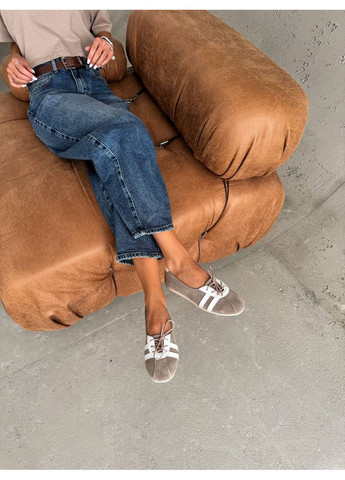 Бежевые бежевые кеды Helen