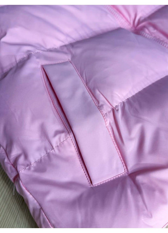 Жилетка женская A-N 10013 дутая без капюшона розовая No Brand (343276855)