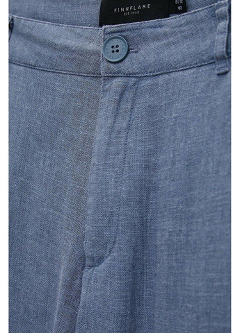 Синие кэжуал летние прямые брюки Finn Flare