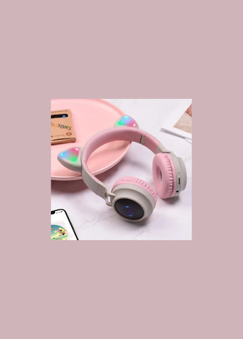 Bluetooth Stereo W27 Cat Ear gray/pink Hoco (330031751)