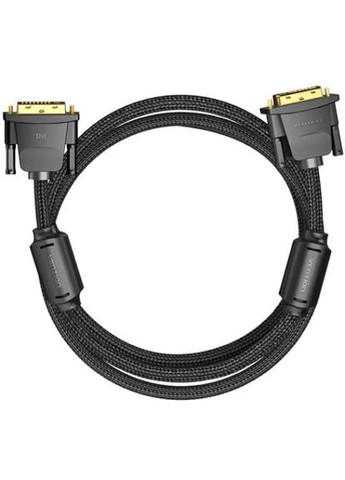 Кабель DVI-D 24M - 24M, 8.0 м, 2K 60Hz обплетення, з феритами Vention (315143589)