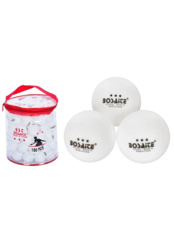 М'ячі для настільного тенісу MS 2201-1(White) 100 штук, 40 мм Bambi (380734049)