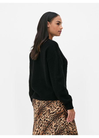 Черный джемпер демисезон,черный с принтом красный, Primark