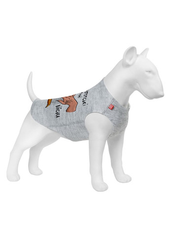 Майка для собак Clothes Конотопські магічні війська S35 Сіра (295-0232) WAUDOG (279565670)