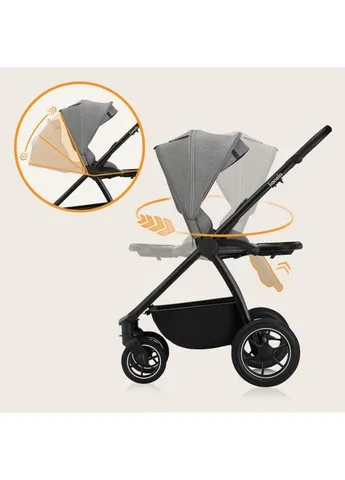 Універсальна коляска 2 в 1 MERIL 2IN1 GREY STONE Lionelo (389561898)