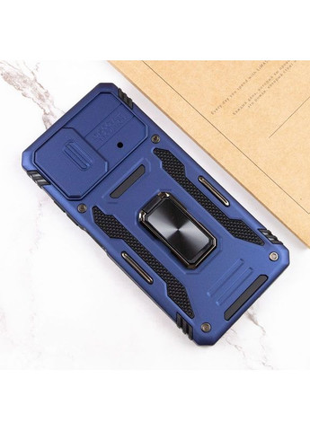 Ударостійкий чохол Camshield Army Ring для Xiaomi Poco X5 Pro 5G / Note 12 Pro 5G Синій Epik (372499451)