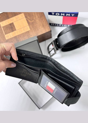 Мужской подарочный набор ремень и портмоне в деревянной коробке (073) No Brand (322157173)