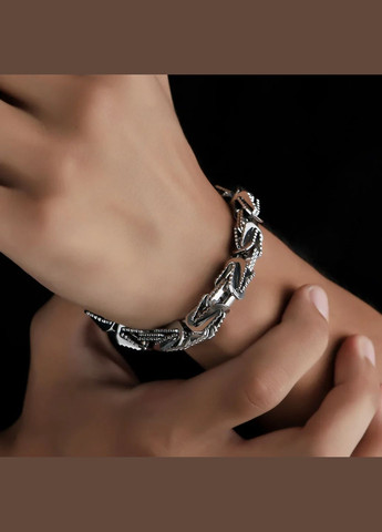 Мужской браслет из нержавеющей стали Аллигатор No Brand (322819192)