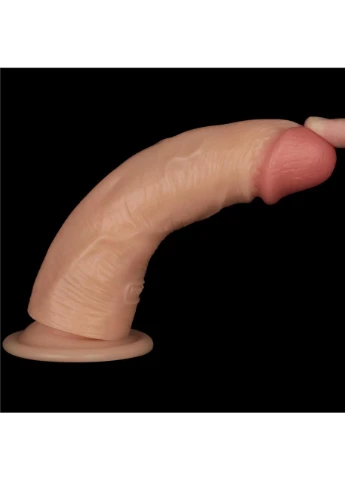 Реалистичный вибратор - Vibrating Power Basics Cock 7'' Lovetoy (350879955)