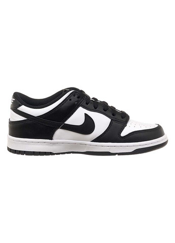 Черные демисезонные детские кроссовки dunk low черный Nike