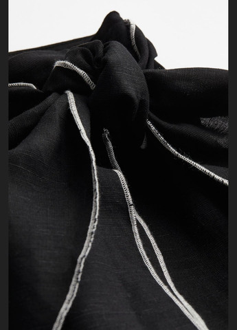 Черная кэжуал однотонная юбка H&M