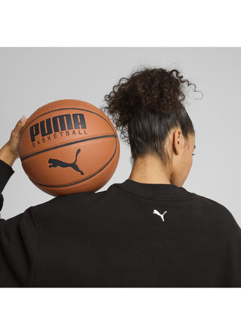 Чорний світшот lace em up equal respect crew women Puma однотонний (329692960)