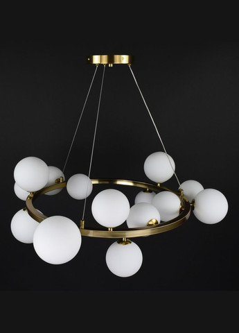 Люстра подвесная на 14 лампочек 27916 Латунь 40-150х80х80 см. Sunnysky (364501309)