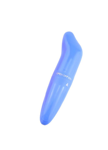 Синий мини-вибратор "Дельфин" для точечной стимуляции No Brand (341305825)