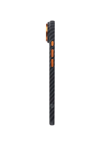Чохол LikeCarbon2 SE MagCase для Apple iPhone 17 Air Black Orange (ARM89155) ArmorStandart (385355515)