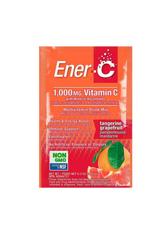 Витамины и минералы Vitamin C, 30 пакетиков (асорти) Ener-C (293481356)
