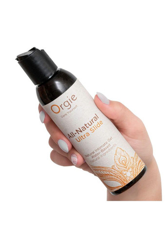 Лубрикант на водній основі All Natural Ultra Slide, 150 мл, суперковзний, нелипкий Orgie (325478636)