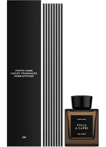 Парфюмированный диффузор Villa A Capri Black Square Collection 250ml (959937-76879) Poetry Home (368602777)