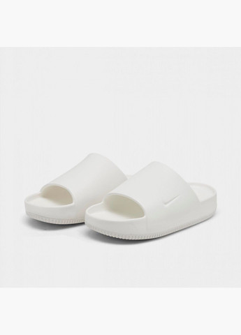 Белые мужские тапочки calm slide sandals white fd4116-100 Nike