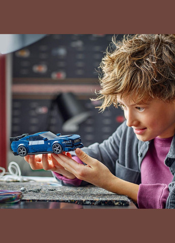 Конструктор Speed Champions Спортивний автомобіль Ford Mustang Dark Horse 344 деталі (76920) Lego (339781455)