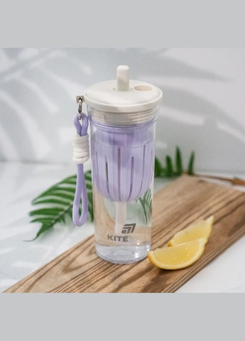 Стакан для воды 650 мл бело-лиловый K25-1219-2 Kite (350229989)
