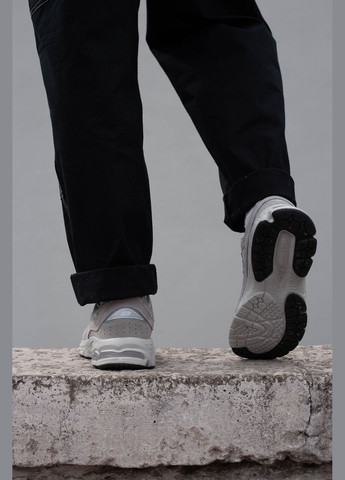 Светло-серые демисезонные мужские кроссовки нью баланс 2002 светло серые No Brand