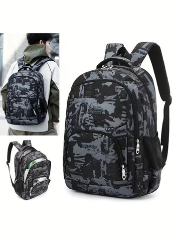 Рюкзак городской мужской вместительный. Черный No Brand (337990445)