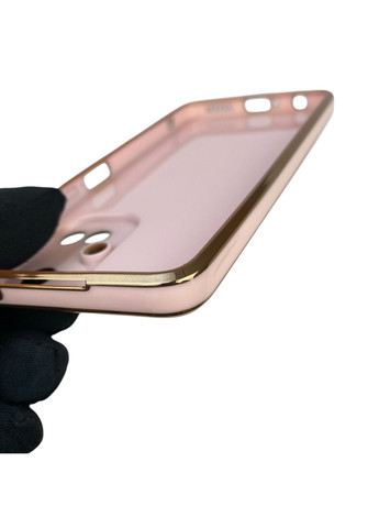 Чохол для Spark 10C (KI5m) глянцевий з кільцем MagSafe із золотою окантовкою на техно спарк 10с пудровий gs1 Tecno (366232301)