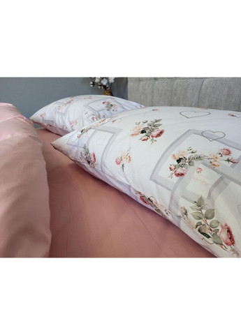 Постельное белье Флор, ранфорс Семейный размер, наволочки 50/70 No Brand (364219340)