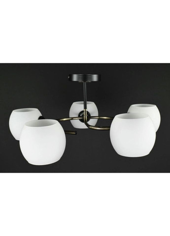 Стельова люстра на 5 лампочок 27423 Бронза 26х62х62 см. Sunnysky (324396527)