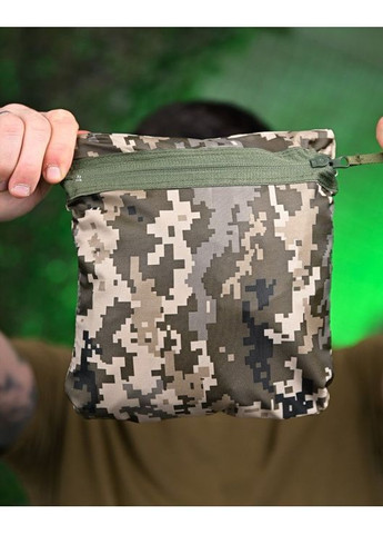 Тактична чоловіча куртка дощовик піксель No Brand (362571391)