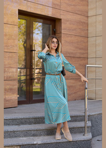 Бирюзовое платье MN