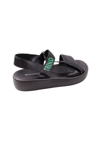 Босоніжки жіночі чорні натуральна шкіра Renzoni 976-23/24LBC (259901316)
