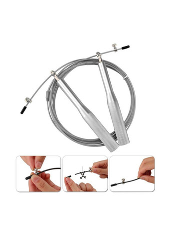 Скакалка cкоростная для кроссфита "Blow" NE-BL-4790 черная 3 м Newt (340113562)