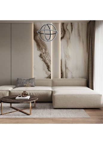 Люстра чорна "CRYSTAL" арт-деко (99-L8703D-3 (600) BK) No Brand (370072490)