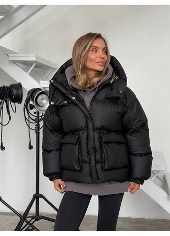 Чорний зимній Пуховик milirud
