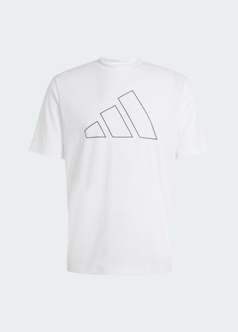 Біла футболка workout essentials feelready logo adidas