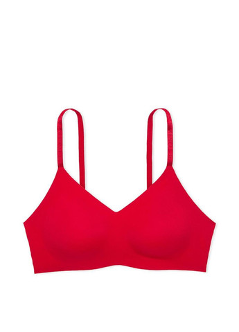 Червоний бюстгальтер lightly lined wireless comfort Victoria's Secret поліамід