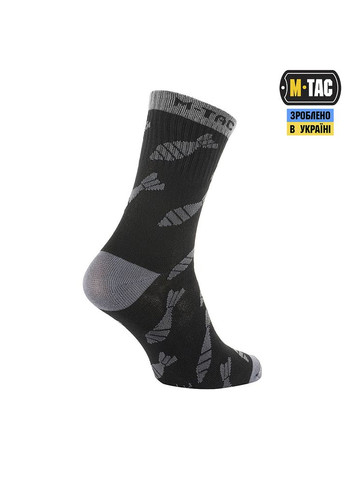 Носки легкие Mk.3 Mortar Bombs Black M-TAC (315047934)