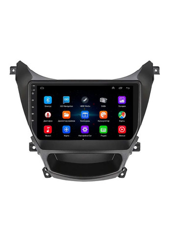 Штатная магнитола для Hyundai Avante V 2010-2015 экран 9" 1/16Gb Wi-Fi GPS Base Хюндай 4шт Lesko (336204206)