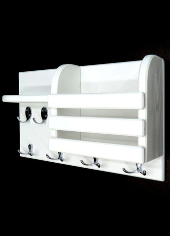 Ключниця дерев'яна Алнік зефір-хром (КЛЧ-00472099) No Brand (327090331)