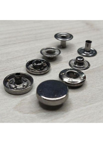 Кнопка Таблетка 12 мм Нержавейка - темный никель 720 шт (116455) Plus-plus (352746225)