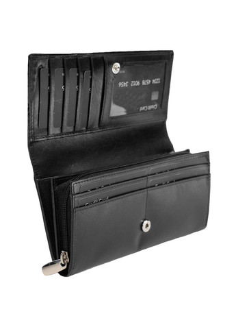 Кошелек женский кожаный RFID Black (P8264-0) Semi Line (337349733)