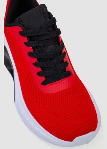 Червоні всесезон кросівки чоловічі текстиль, колір червоний, 243r1071 Fashion