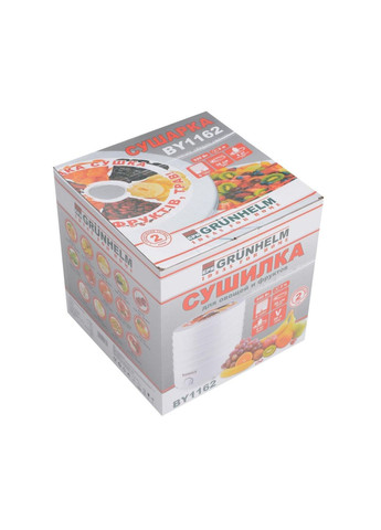 Сушарка для овочів і фруктів BY-1162 520 Вт Grunhelm (366258714)